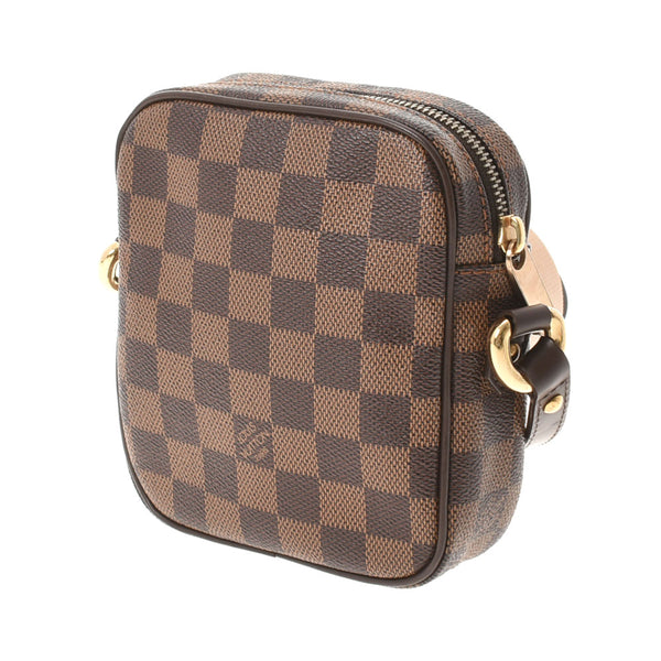 路易威登（Louis Vuitton）路易·威登（Louis Vuitton）达米尔·拉特（Damier Lift）棕色N60009女士Dami Cambus肩袋A级使用Ginzo