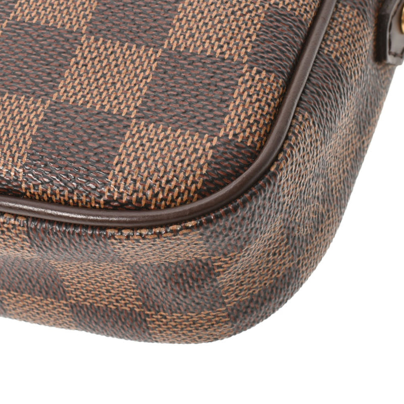 路易威登（Louis Vuitton）路易·威登（Louis Vuitton）达米尔·拉特（Damier Lift）棕色N60009女士Dami Cambus肩袋A级使用Ginzo