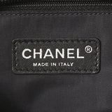香奈儿香奈儿（Chanel Chanel）Paribialitz PM黑色银色支架女士皮革帆布手提袋A级二手Ginzo