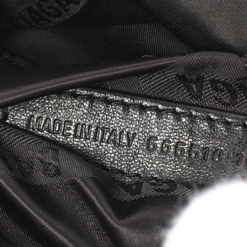 BALENCIAGA Balenciaga Logo Print West Bag Black/White 565510 Unisex Leather Body Bag Unused Ginzo