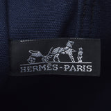 HERMES Hermes Fooltu MM Navy/Black Unisex Canvas Tote Bag A Rank used Ginzo