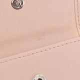 CHANEL Chanel Camelia Compact Wallet Yellow Ladies Ram Skin Three Fold Wallet AB Rank used Ginzo