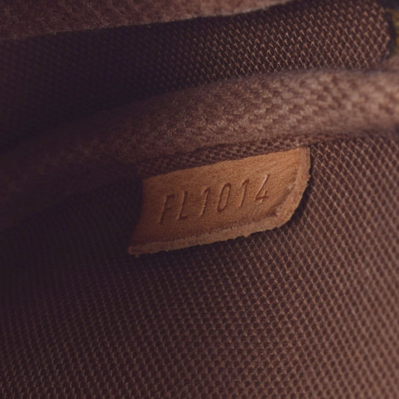 路易威顿路易·维顿（Louis Vuitton）路易威登（Louis Vuitton）会标迷你棕色M58009女士会标帆布配件袋B Feden Ginzo