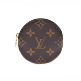 路易威顿路易·维顿（Louis Vuitton）路易·威登（Louis Vuitton）会标Porto Moneron Brown M61926女用会标帆布硬币案例套