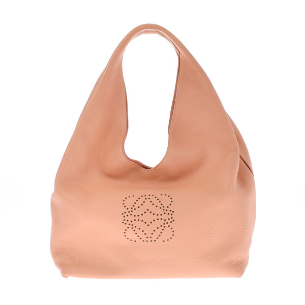 LOEWE Loewe Dunas Semi -Shoulder Pink Ladies Calf Shoulder Bag A Rank used Ginzo