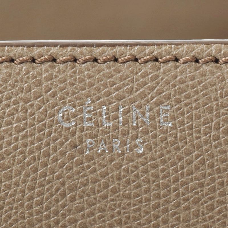 CELINE セリーヌ ラゲージ ファントム グレージュ レディース カーフ ハンドバッグ Bランク 中古 銀蔵