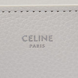 CELINE セリーヌ ラゲージ マイクロショッパー 白 レディース カーフ ハンドバッグ Bランク 中古 銀蔵