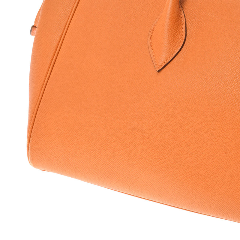 HERMES Hermes Parisibon Bay 40 Orange Silver Bracket □ J engraved (around 2006) Ladies Vo Epson Handbag B Rank used Ginzo
