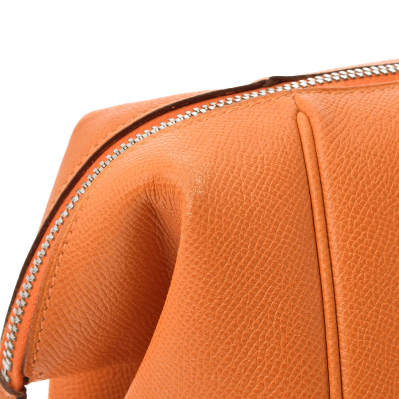 HERMES Hermes Parisibon Bay 40 Orange Silver Bracket □ J engraved (around 2006) Ladies Vo Epson Handbag B Rank used Ginzo