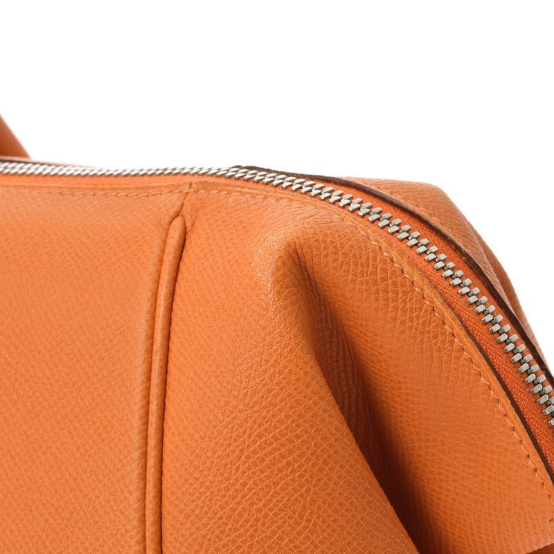 HERMES Hermes Parisibon Bay 40 Orange Silver Bracket □ J engraved (around 2006) Ladies Vo Epson Handbag B Rank used Ginzo