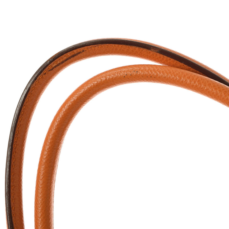 HERMES Hermes Parisibon Bay 40 Orange Silver Bracket □ J engraved (around 2006) Ladies Vo Epson Handbag B Rank used Ginzo