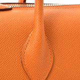 HERMES Hermes Parisibon Bay 40 Orange Silver Bracket □ J engraved (around 2006) Ladies Vo Epson Handbag B Rank used Ginzo
