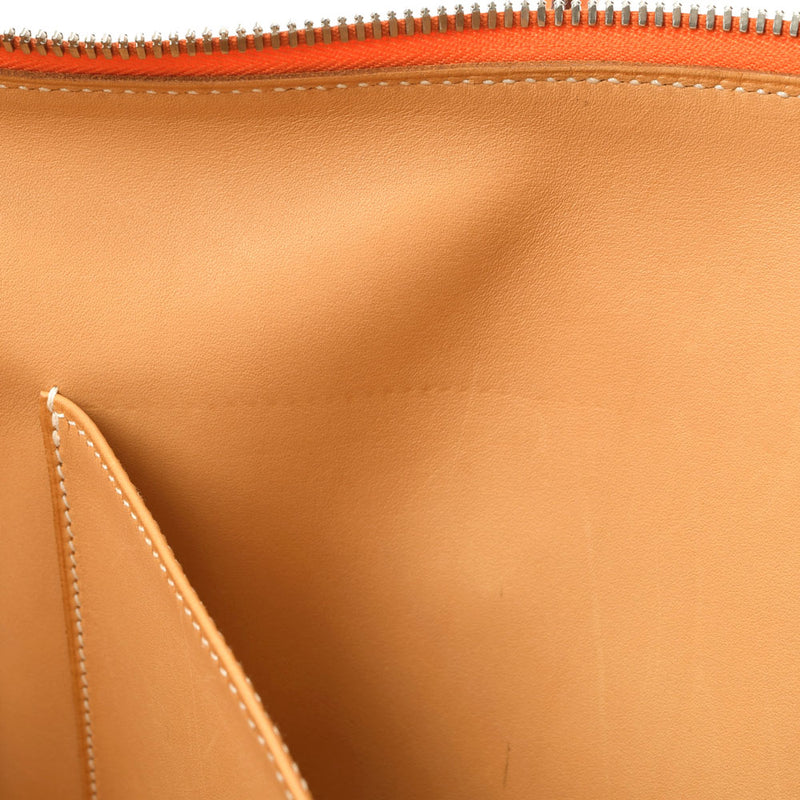 HERMES Hermes Parisibon Bay 40 Orange Silver Bracket □ J engraved (around 2006) Ladies Vo Epson Handbag B Rank used Ginzo