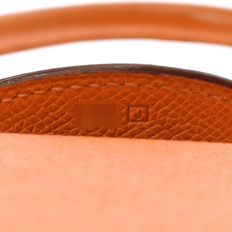 HERMES Hermes Parisibon Bay 40 Orange Silver Bracket □ J engraved (around 2006) Ladies Vo Epson Handbag B Rank used Ginzo