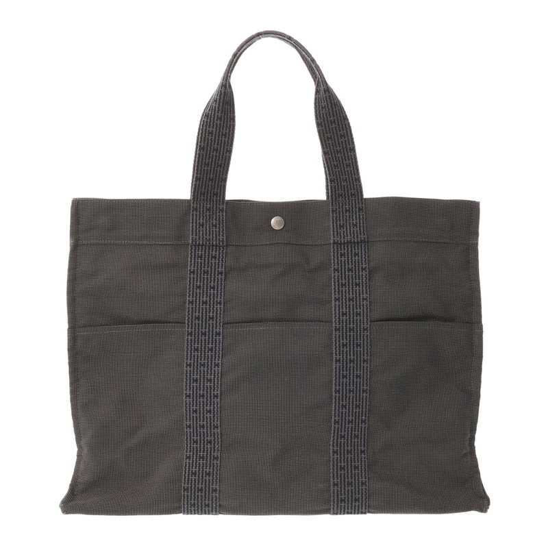 爱马仕爱马仕航空公司GM Gray Munisex Canvas Tote Bag B等级使用Ginzo