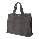 爱马仕爱马仕航空公司GM Gray Munisex Canvas Tote Bag B等级使用Ginzo