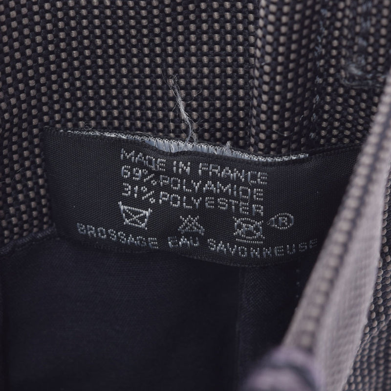 HERMES エルメス エールライン ポシェット グレー ユニセックス キャンバス ショルダーバッグ ABランク 中古 銀蔵