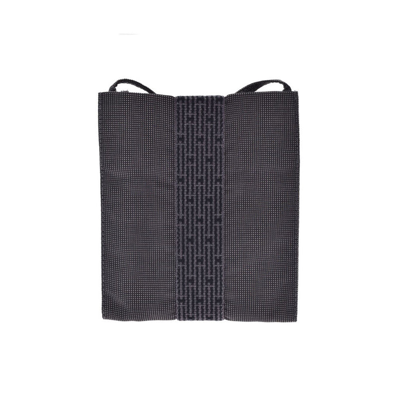 HERMES エルメス エールライン ポシェット グレー ユニセックス キャンバス ショルダーバッグ ABランク 中古 銀蔵