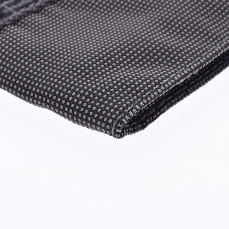 HERMES エルメス エールライン ポシェット グレー ユニセックス キャンバス ショルダーバッグ ABランク 中古 銀蔵