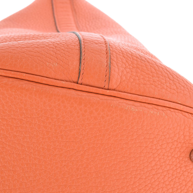 HERMES エルメス ピコタンロック GM ティルバット シルバー金具 X刻印(2016年頃) レディース トリヨンクレマンス ハンドバッグ Bランク 中古 銀蔵