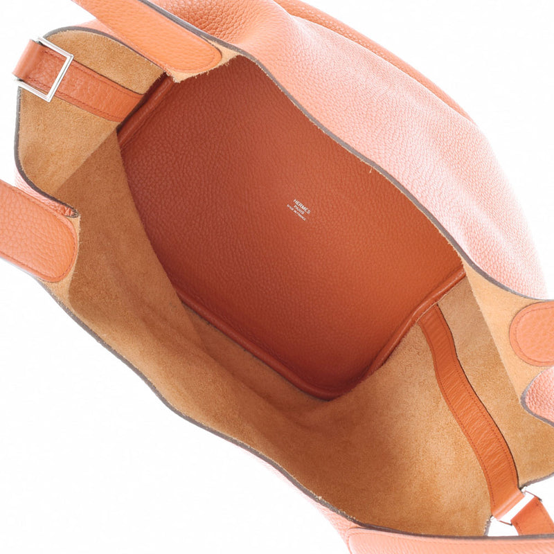 HERMES エルメス ピコタンロック GM ティルバット シルバー金具 X刻印(2016年頃) レディース トリヨンクレマンス ハンドバッグ Bランク 中古 銀蔵