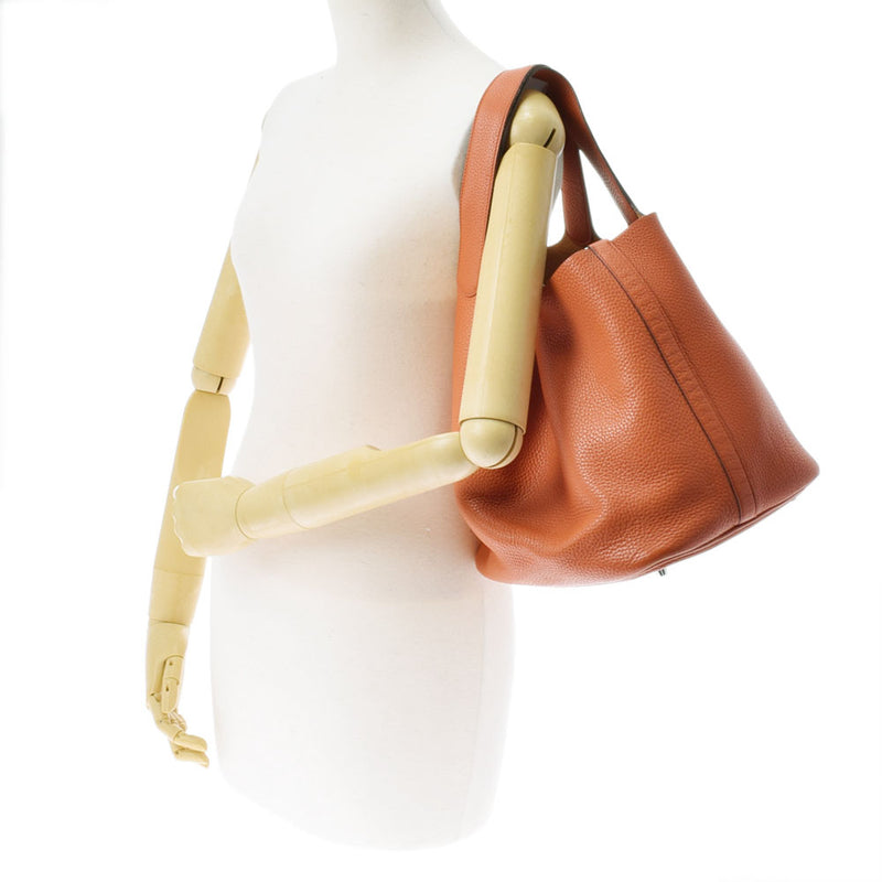 HERMES エルメス ピコタンロック GM ティルバット シルバー金具 X刻印(2016年頃) レディース トリヨンクレマンス ハンドバッグ Bランク 中古 銀蔵