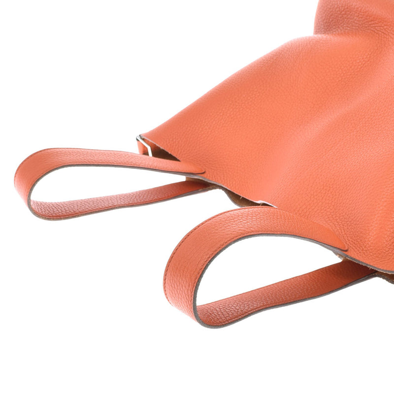 HERMES エルメス ピコタンロック GM ティルバット シルバー金具 X刻印(2016年頃) レディース トリヨンクレマンス ハンドバッグ Bランク 中古 銀蔵