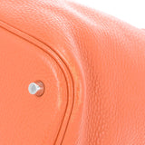 HERMES エルメス ピコタンロック GM ティルバット シルバー金具 X刻印(2016年頃) レディース トリヨンクレマンス ハンドバッグ Bランク 中古 銀蔵