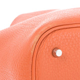 HERMES エルメス ピコタンロック GM ティルバット シルバー金具 X刻印(2016年頃) レディース トリヨンクレマンス ハンドバッグ Bランク 中古 銀蔵