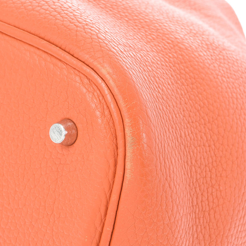 HERMES エルメス ピコタンロック GM ティルバット シルバー金具 X刻印(2016年頃) レディース トリヨンクレマンス ハンドバッグ Bランク 中古 銀蔵