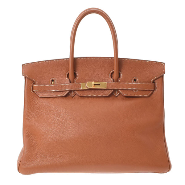 HERMES エルメス バーキン35 エトリュスク ゴールド金具 ○Z刻印(1996年頃) レディース トリヨンクレマンス ハンドバッグ ABランク 中古 銀蔵