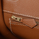 HERMES エルメス バーキン35 ローズジャイプール/ゴールド ゴールド金具 □O刻印(2011年頃) レディース ヴォーエプソン ハンドバッグ ABランク 中古 銀蔵