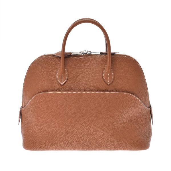 HERMES エルメス ボリード 1923 30 ゴールド シルバー金具 □J刻印(2006年頃) レディース トゴ ハンドバッグ Aランク 中古 銀蔵