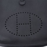 HERMES エルメス エブリン エヴリン PM 黒 シルバー金具 □J刻印(2006年頃) ユニセックス トリヨンクレマンス ショルダーバッグ Aランク 中古 銀蔵