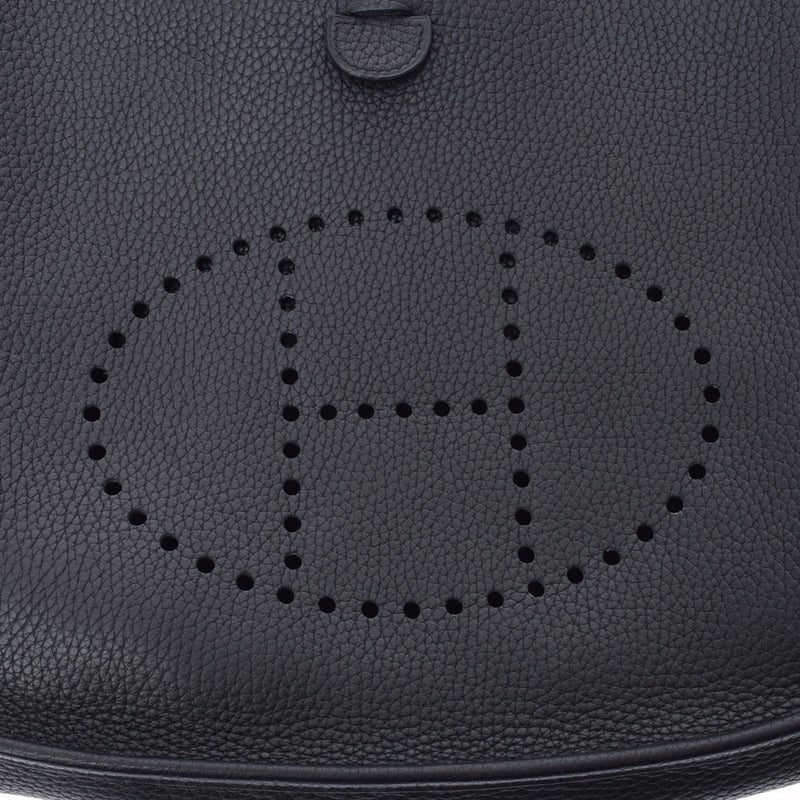 HERMES エルメス エブリン エヴリン PM 黒 シルバー金具 □J刻印(2006年頃) ユニセックス トリヨンクレマンス ショルダーバッグ Aランク 中古 銀蔵