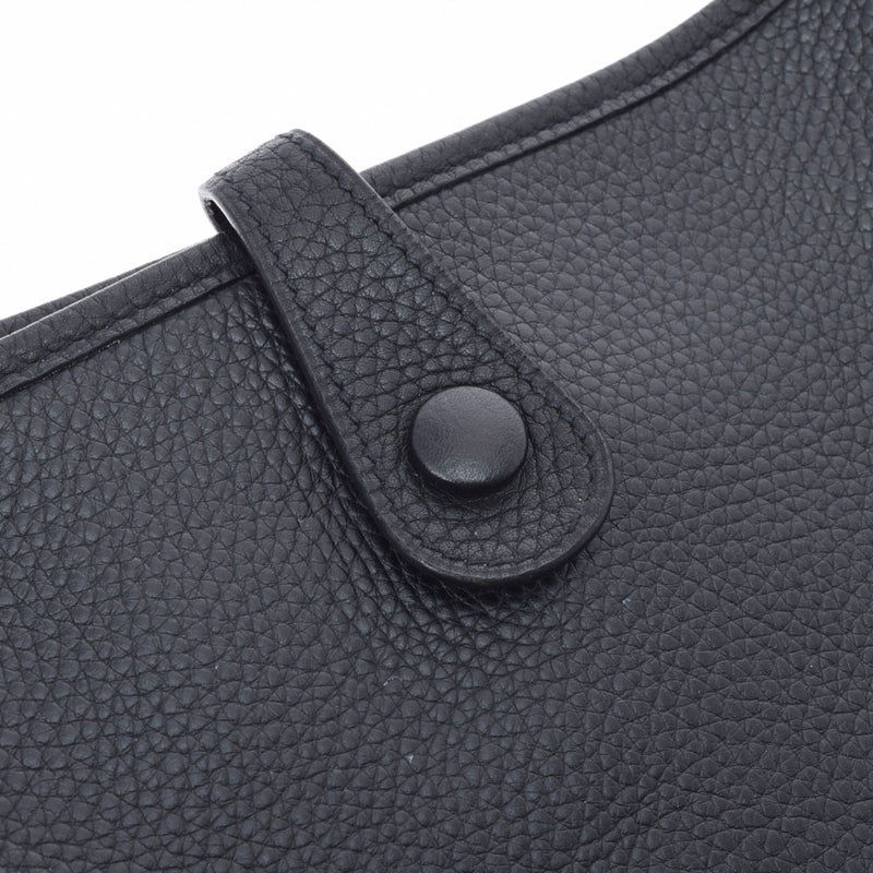 HERMES エルメス エブリン エヴリン PM 黒 シルバー金具 □J刻印(2006年頃) ユニセックス トリヨンクレマンス ショルダーバッグ Aランク 中古 銀蔵