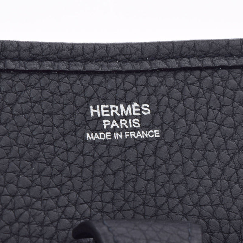 HERMES エルメス エブリン エヴリン PM 黒 シルバー金具 □J刻印(2006年頃) ユニセックス トリヨンクレマンス ショルダーバッグ Aランク 中古 銀蔵