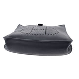 HERMES エルメス エブリン エヴリン PM 黒 シルバー金具 □J刻印(2006年頃) ユニセックス トリヨンクレマンス ショルダーバッグ Aランク 中古 銀蔵