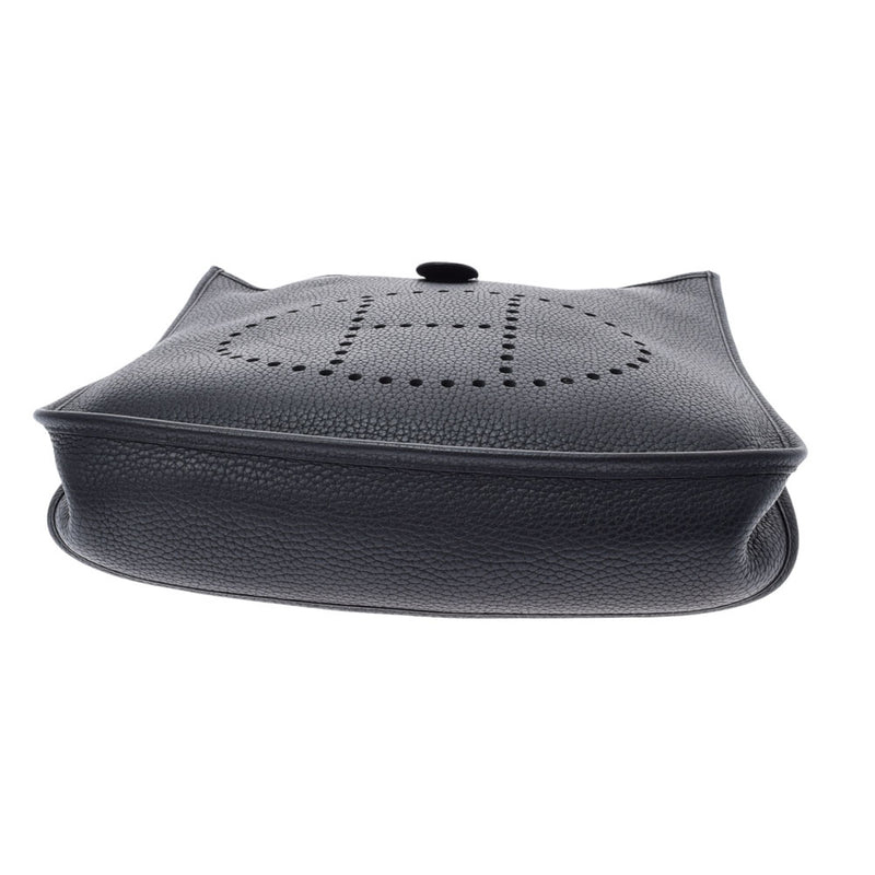 HERMES エルメス エブリン エヴリン PM 黒 シルバー金具 □J刻印(2006年頃) ユニセックス トリヨンクレマンス ショルダーバッグ Aランク 中古 銀蔵