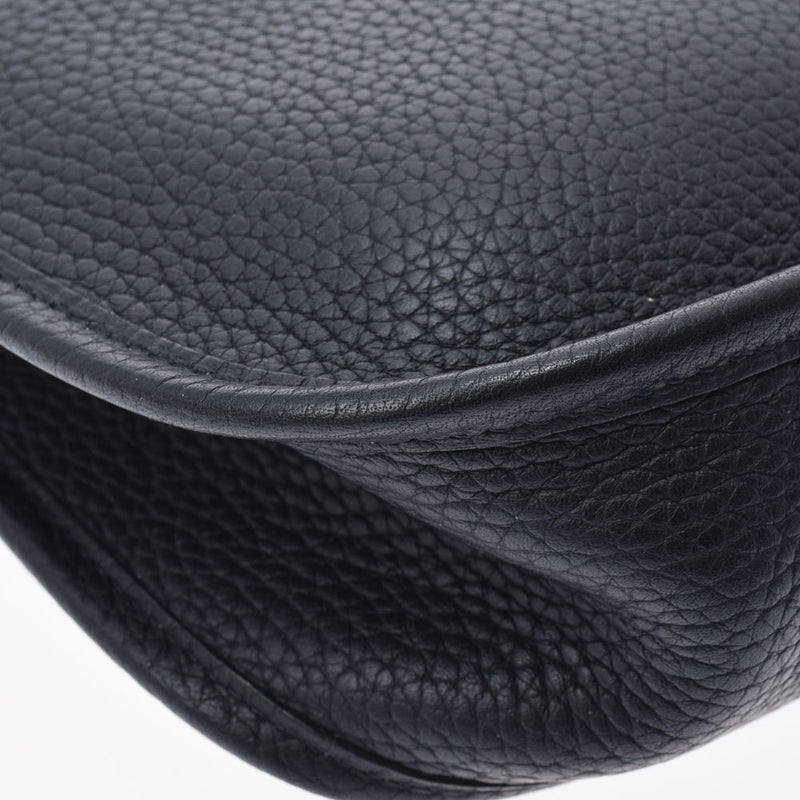 HERMES エルメス エブリン エヴリン PM 黒 シルバー金具 □J刻印(2006年頃) ユニセックス トリヨンクレマンス ショルダーバッグ Aランク 中古 銀蔵