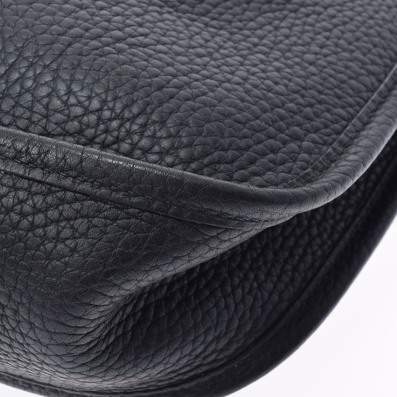 HERMES エルメス エブリン エヴリン PM 黒 シルバー金具 □J刻印(2006年頃) ユニセックス トリヨンクレマンス ショルダーバッグ Aランク 中古 銀蔵