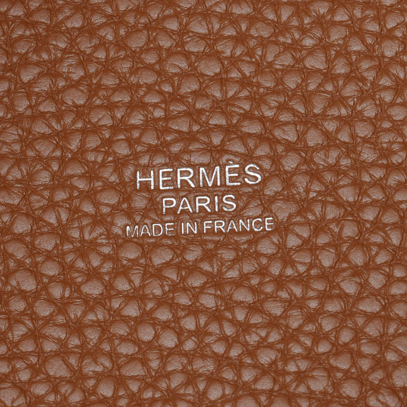 HERMES Hermes Picotan Lock MM Touch Gold/Blue Brum Gold Bracket Z engraved (around 2021) Ladies Toryon Cleans Handbag New Family Ginzo