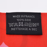 HERMES Hermes twilly TEA TIME/tea time heart new tag red ladies silk 100 % scarf A ranked Ginzo