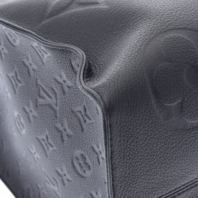 LOUIS VUITTON Louis Vuitton Monogram Amplant Onzago GM 2WAY Tote Noir M44925 Unisex Leather Handbag AB Rank Used Ginzo