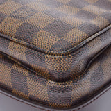 LOUIS VUITTON Louis Vuitton Damier Navi Glio Brown N45255 Unisex Damier Canbus Shoulder Bag A Rank used Ginzo