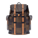 LOUIS VUITTON Louis Vuitton Damier Giant Christopher PM NIGO Collaboration Brown N40358 Men's Damier Cambus Backpack Daypack A Rank Used Ginzo