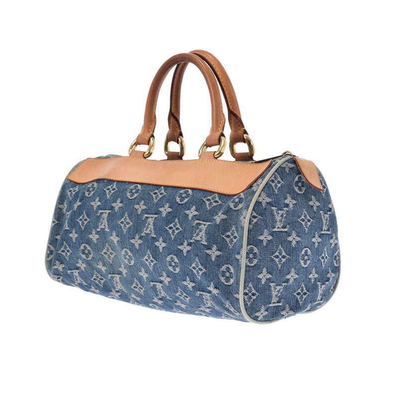 LOUIS VUITTON Louis Vuitton Monogram Denim Neo Speedy Blue M95019 Unisex Monogram Denim Handbag B Rank used Ginzo