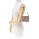 LOUIS VUITTON Louis Vuitton Damier Azur Eva 2WAY White N55214 Ladies Dami Azur Canvas Shoulder Bag B Rank used Ginzo