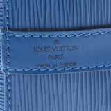 LOUIS VUITTON Louis Vuitton Epitino Blue M44105 Unisex Epireather Shoulder Bag AB Rank Used Ginzo
