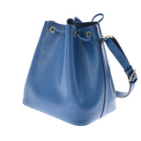 LOUIS VUITTON Louis Vuitton Epitino Blue M44105 Unisex Epireather Shoulder Bag AB Rank Used Ginzo